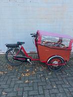 Elektrische bakfiets, Fietsen en Brommers, Ophalen, Zo goed als nieuw