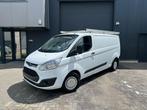 Ford transit Custom 2.2D Airco|ladder|inrichting|Cruise…, Auto's, Voorwielaandrijving, Euro 5, Stof, Zwart