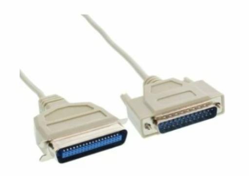 Parallelle EPP High Speed printerkabel, Computers en Software, Pc- en Netwerkkabels, Gebruikt, Ophalen of Verzenden