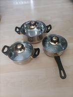 2 petites marmites et 1 casserole MEGA KOCHER, Enlèvement, Comme neuf
