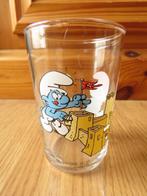verre les schtroumpfs de 2014, Collections, Verres & Petits Verres, Enlèvement ou Envoi, Comme neuf, Verre à soda