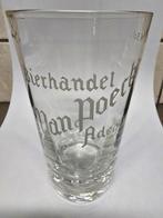 Oud bierglas, Bierhandel C. Van Poecke Adegem 33 cl, Ophalen of Verzenden, Bierglas