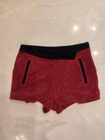 Joli short moulant girly en velours rouge et noir. T. M, Kleding | Dames, Broeken en Pantalons, Maat 38/40 (M), Kort, Ophalen of Verzenden