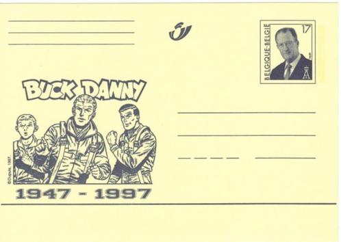 gele briefkaart /postogram - Buck Danny ‘1947-1997’, Boeken, Stripverhalen, Nieuw, Eén stripboek, Ophalen