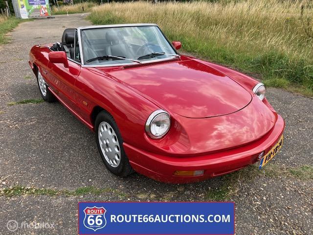 Alfa Romeo Spider | 1992 | Route 66 Auctions, Auto's, Oldtimers, Bedrijf, Te koop, Alfa Romeo, Benzine, Overige carrosserie, Handgeschakeld