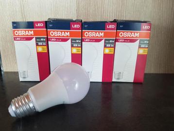 Lot de 4 ampoules OSRAM LED E27 8,5 w beschikbaar voor biedingen