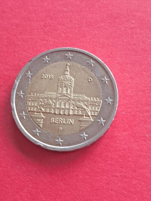 2018 F Duitsland 2 euro Berlijn Stuttgart, Postzegels en Munten, Munten | Europa | Euromunten, Losse munt, 2 euro, Duitsland, Verzenden