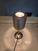 Lampje met inox en hout accenten, Ophalen, Hout