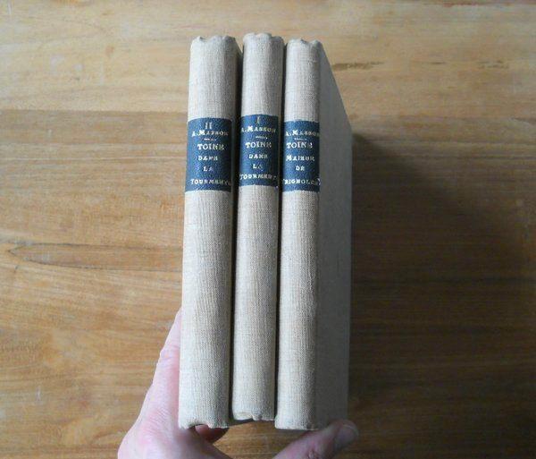 3 livres d' Arthur MASSON reliés et bien conservés, Livres, Livres régionalistes & Romans régionalistes, Utilisé, Enlèvement ou Envoi