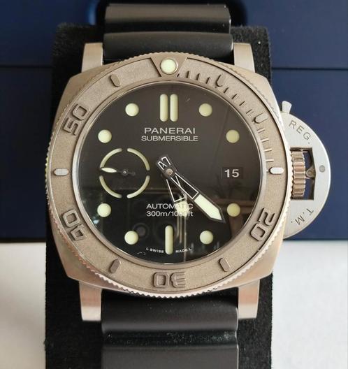 T.K. i.n.w.st. Panerai Submersible PAM 00984 van 04-2020., Handtassen en Accessoires, Horloges | Heren, Zo goed als nieuw, Polshorloge
