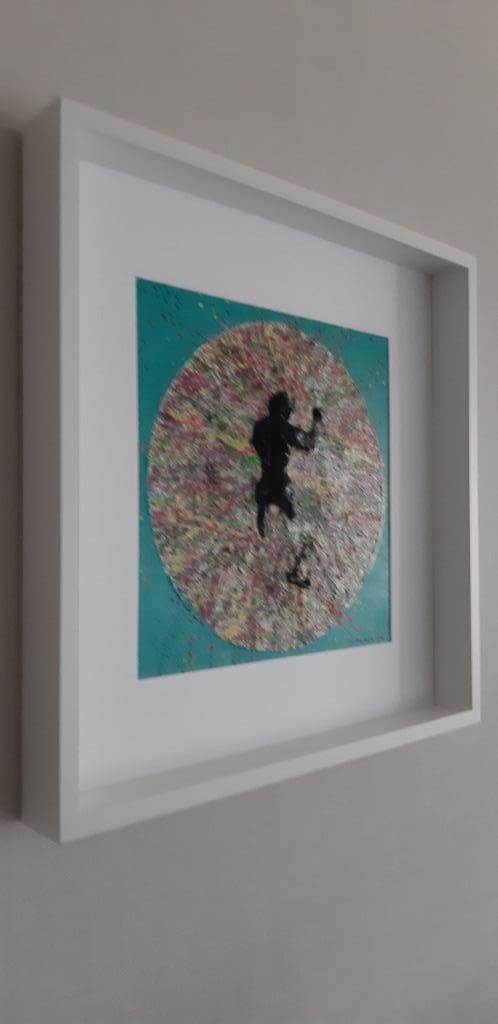 "Away from reality"., Antiek en Kunst, Kunst | Schilderijen | Modern, Ophalen