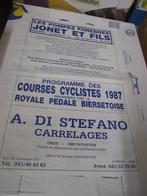 revu journale programme des courses cyclistes 1987, Ophalen