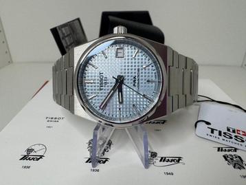 TISSOT PRX Powermatic 80 - Ice Blue - 35 mm - Unisex - 2024, Montre-bracelet, Autres marques, Enlèvement ou Envoi, Acier