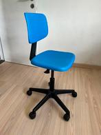 Bureaustoel, Huis en Inrichting, Bureaustoelen, Ophalen, Zo goed als nieuw, Blauw, Bureaustoel