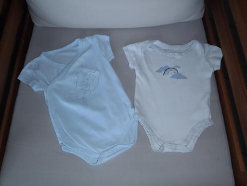 1 set van 2 rompers maat 62, Kinderen en Baby's, Babykleding | Maat 62, Zo goed als nieuw, Jongetje of Meisje, Nacht- of Onderkleding