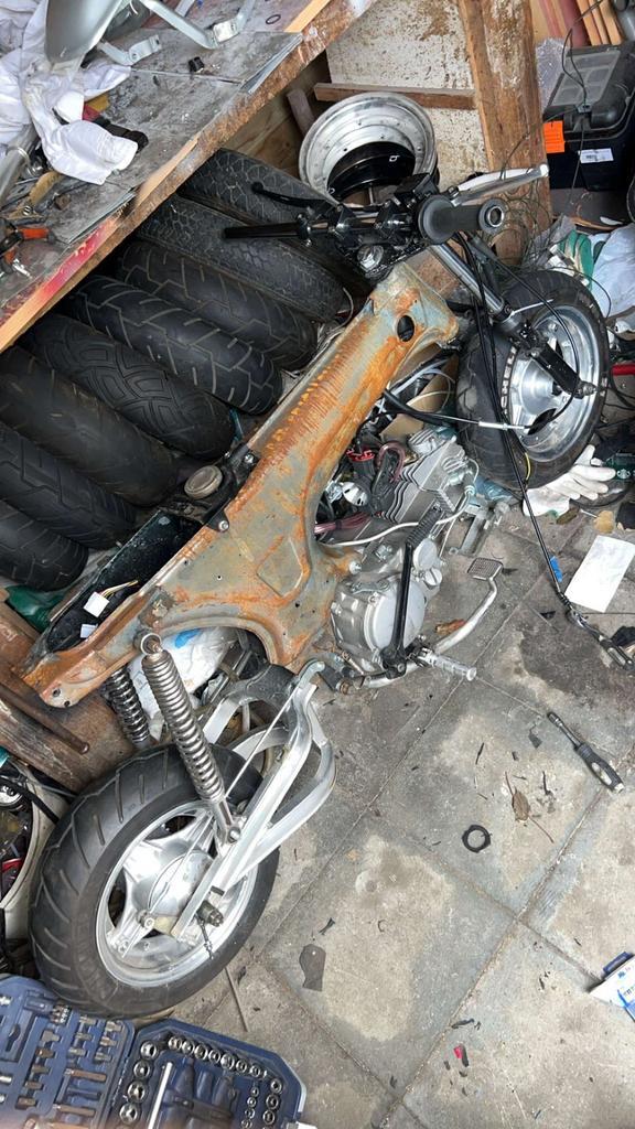 Drag race dax project, Fietsen en Brommers, Minibikes, Midibikes en Pitbikes, Zo goed als nieuw, Ophalen