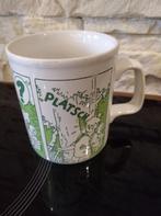 Tintin Planta Publicitaire 1980 Série Tintin Tasse Mug Hergé, Enlèvement ou Envoi, Utilisé, Autres types