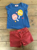LIMON, set short + t-shirt "pingpong" 116, Kinderen en Baby's, Ophalen of Verzenden, Limon, Meisje, Setje
