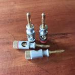 pakket van 16 HQ-banaanstekkers, Audio, Tv en Foto, Audiokabels en Televisiekabels, Ophalen of Verzenden, Zo goed als nieuw, Minder dan 2 meter