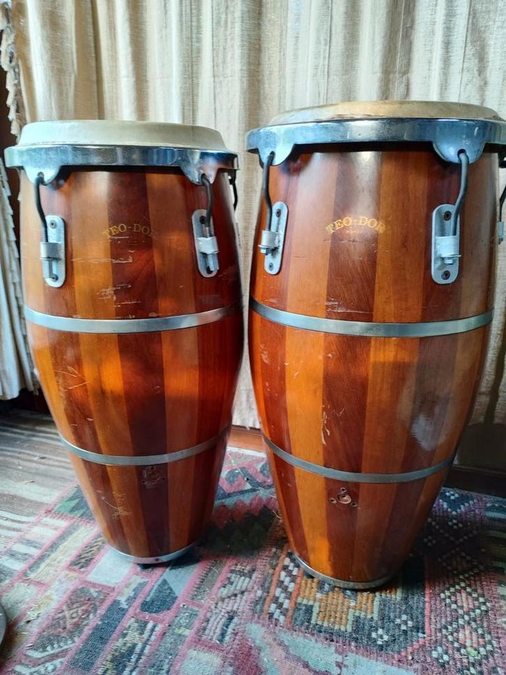 Teo-dor congas,, 11 en 12 inch, Musique & Instruments, Percussions, Comme neuf, Enlèvement