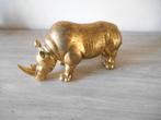 gouden neushoorn beeld, Ophalen of Verzenden, Zo goed als nieuw