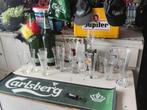 Carlsberg verzameling 20 veschillende glazen enz, Zo goed als nieuw, Ophalen, Flesopener
