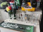 Carlsberg verzameling 20 veschillende glazen enz, Verzamelen, Ophalen, Zo goed als nieuw, Flesopener