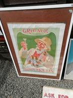 Oude jenever reclame affiche, Enlèvement ou Envoi, Comme neuf