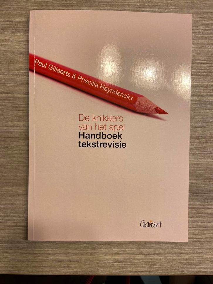 De Knikkers van het spel - handboek tekstrevisie ( Garant), Boeken, Studieboeken en Cursussen, Nieuw, Hoger Onderwijs, Ophalen of Verzenden
