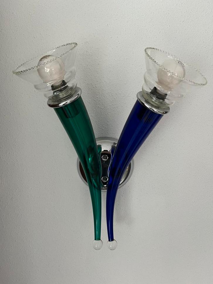 Artemide wandlamp, Ducale, van Giuseppe Righetto, Huis en Inrichting, Lampen | Wandlampen, Zo goed als nieuw, Glas, Verzenden