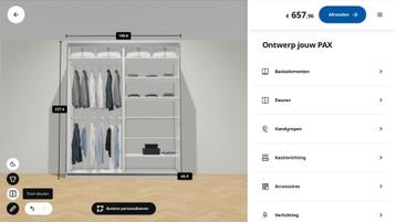 IKEA PAX Kledingkast | 200x58x236 cm | GRATIS LEVERING beschikbaar voor biedingen
