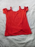 bloesje met korte mouwen, Kleding | Dames, Blouses en Tunieken, Maat 36 (S), Gedragen, Rood, Verzenden