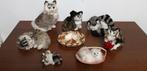 8 chats avec poils de lapins, Antiquités & Art, Antiquités | Porcelaine, Enlèvement