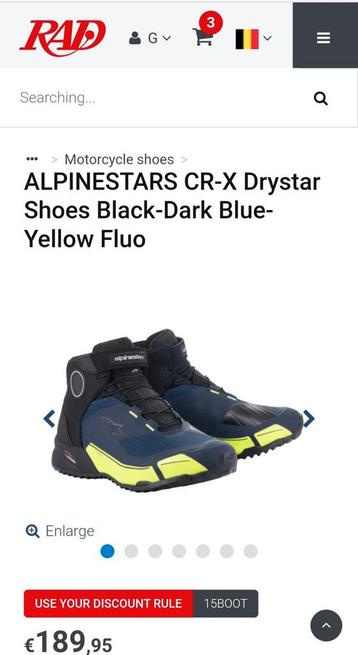 Chaussures moto Alpinestars 