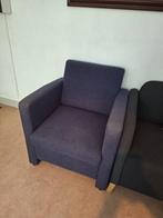 Zetel (eenzit) + poef, Ophalen, Gebruikt, Eenpersoons, Minder dan 75 cm