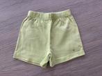 Short groen - maat 80, Kinderen en Baby's, Babykleding | Maat 80, Ophalen of Verzenden, Zo goed als nieuw, Jongetje of Meisje