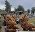 Set grote leeuwen, Ophalen of Verzenden, Nieuw, Beton, Dierenbeeld