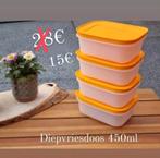 Diepvriesdozen Tupperware 450ml Nieuw, Maison & Meubles, Cuisine| Tupperware, Enlèvement ou Envoi, Neuf