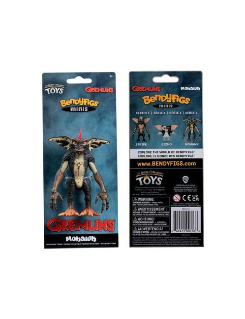 Gremlins Mohawk Bendyfigs malleable figure 11cm, Collections, Jouets miniatures, Neuf, Envoi