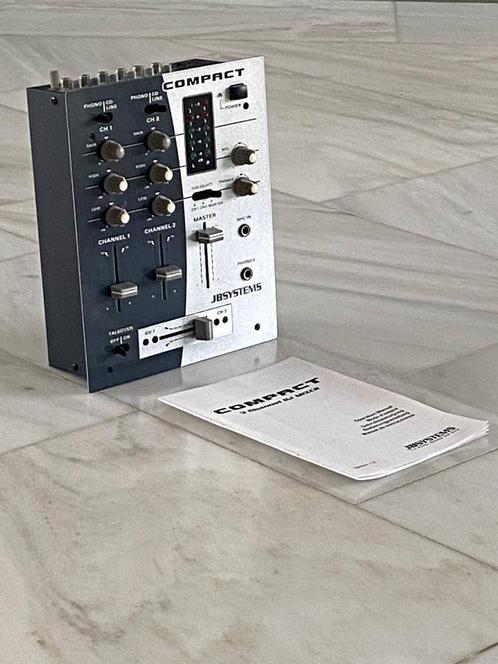 DJ MIXER COMPACT 3 CHANNEL JBSYSTEMS (power source for dj's), Muziek en Instrumenten, Dj-sets en Draaitafels, Zo goed als nieuw