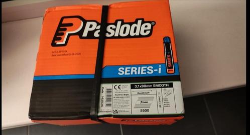 PASLODE 142035 paper-bonded strip nails 3.1x90 plain RD (250, Doe-het-zelf en Bouw, IJzerwaren en Bevestigingsmiddelen, Nieuw