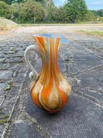 Pichet carafe en verre chamarré vintage années 60-70, Enlèvement