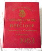 annuaire général de la Belgique 1963, Antiquités & Art, Antiquités | Livres & Manuscrits, Envoi
