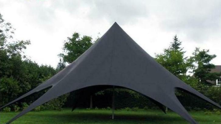 Spring-Deal Profi Starshade 14x14m Stertent 2024. Zwart, Caravans en Kamperen, Mobilhome-accessoires, Nieuw, Ophalen of Verzenden