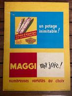 Grand Carton Publicitaire MAGGI 39x29cm No Kub Épicerie Vint, Collections, Marques & Objets publicitaires, Enlèvement ou Envoi