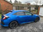 Honda Civic 1.0 VTEC Turbo, Auto's, Honda, Voorwielaandrijving, Zwart, Blauw, Leder