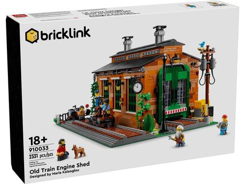 Lego Bricklink Old Train Engine Shed 910033, Kinderen en Baby's, Speelgoed | Duplo en Lego, Nieuw, Lego, Complete set, Ophalen of Verzenden