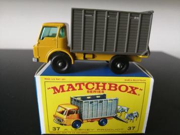Lesney Matchbox Regular wheels #37 Cattle Truck in doosje  beschikbaar voor biedingen