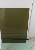 A vendre deux dessus de table en verre, Maison & Meubles, Pièces pour table, Comme neuf, Verre, Rectangulaire, Dessus de la table