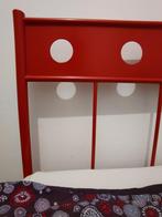 Kleurrijk kinderbed voor één persoon rood metaal (90X200 cm), Huis en Inrichting, Slaapkamer | Bedden, Ophalen, Gebruikt, 90 cm